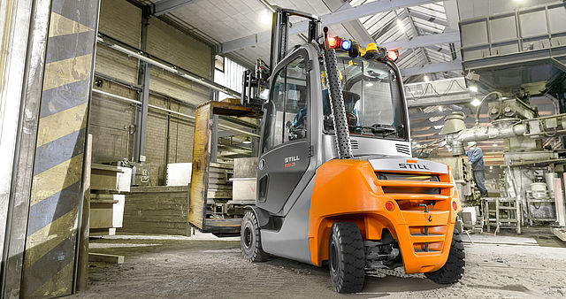 Dieselstpler im Einsatz